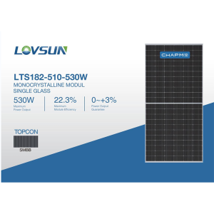 Single Glass TOPCON Solar Panel LTS 510-530W