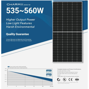 Half Cell Mono Solar Panel LRS182-72H 535-560W