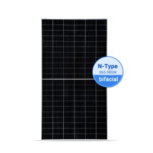 N-Type TOPCON Bifacial Solar Panel High Power 550W/560W/570W/580W